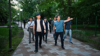Сквер у театра им. Мусрепова в Алматы преобразят