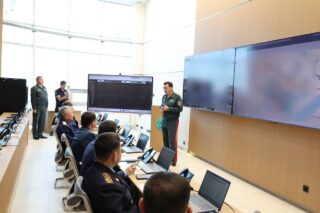 Главнокомандующий презентовал аудиторию для моделирования тактических действий
