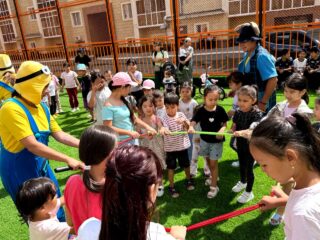 День Астаны: жителям столичного ЖК «Отан» подарили новую дворовую территорию