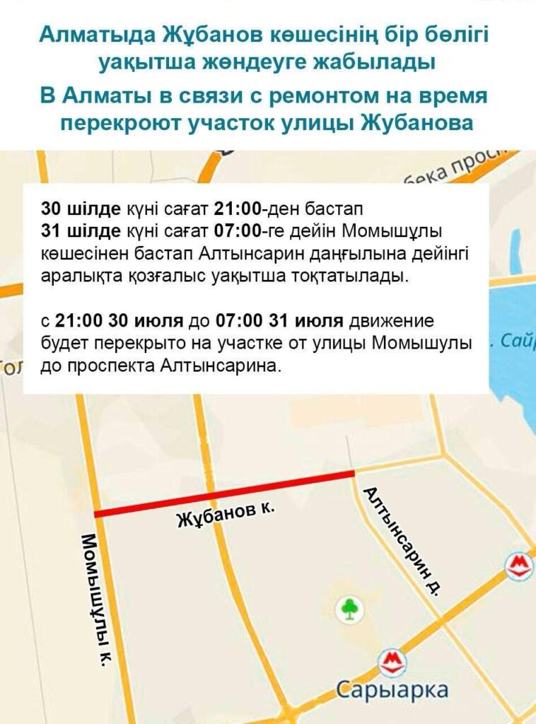 Фото: Акимат Алматы