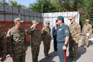 Главнокомандующий Национальной гвардией посетил воинские части регионального командования «Орталық»