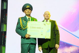 Военнослужащий Национальной гвардии МВД РК удостоен премии «Ізгі жүрек»
