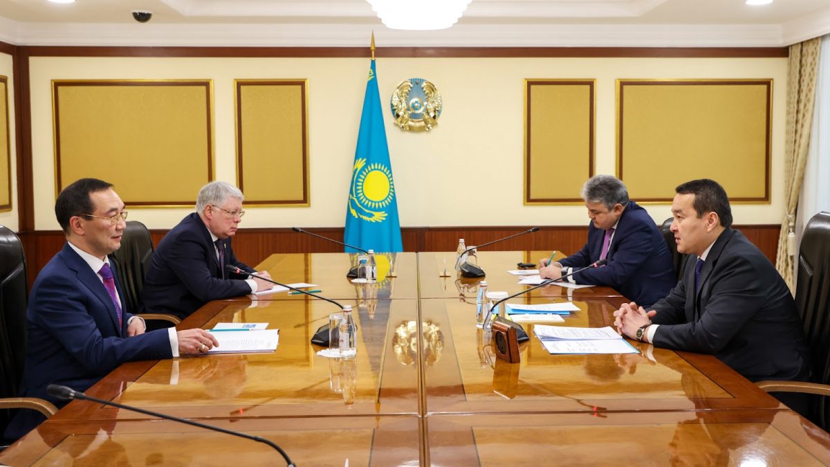 Премьер-министр Казахстана Смаилов и Глава Республики Саха Айсен Николаев провели встречу 