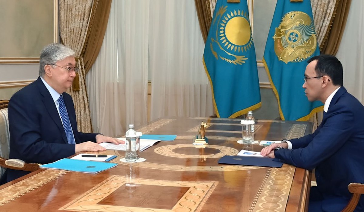 Президент РК Токаев принял председателя сената Маулена Ашимбаева