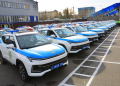 Жамбылские полицейские стали первыми в стране, кто получил электромобили отечественного производства - Bizmedia.kz